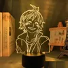 veilleuses manga lumière haikyuu tadashi yamaguchi pour chambre décor veilleuse enfants enfant cadeau d'anniversaire 3d lampe haikyu drop livrer otdbv