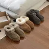 Tazz Tasman pantoffels platformlaars Australië snowboots Designer dames enkellaarsjes ultra mini mosterdzaad kastanjebont slides schapenvacht heren dames winterschoenen