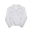 Men's Jackets SYUHGFA 2023 Korean Style Personality Solid Color Multiple Wearing Fashion Male Casual Irregularity Coat