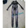 Catsuit Costumes Sexy Cosplay Costume For Women Supergirl Superhero Black Spandex Jumpsuit Zentai Suit Bodysuit Halloween Party Fancy Dress