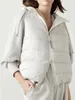 Mulheres jaquetas mulheres falso jaqueta de duas peças malha costura com capuz manga longa zíper casual outono inverno casaco 230920