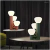 Lâmpadas de mesa nórdica criativa lâmpada LED moderna iluminação de mesa de ferro para quarto estudo de cabeceira sala de estar café luz minimalista gota de otli8