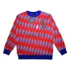 Erkek Sweaters 2022 Erkek Kadın Moda Külot Kazaklar Kış Kırüş Sökücü Jacquard Erkekler Gevşek Örgü Stil Yuvarlak Boyun Uzun Kollu X0921