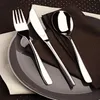 Flatware Sets Dinnerware 36 Pcs Stainless Steel Tableware Cutlery Set Vintage Quality Knife Fork Dining Dinner Set260S