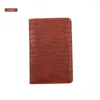 Wallets Creative PU Men's Passport Bag Men Wallet Money Clip Bank Card Bags Set Zero Stone Pattern Banknote Clips Holders