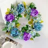 Christmas Decorations Versatile Door Hanging or Christmas Ornament European Floral Wreath HKD230921