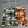 new Mens Womens Designer Sweater full Striped G jacquard round neck Sweater Men Luxury Tops Casual Clothing Cashmere Sweatshirts