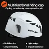 Cascos de ciclismo Casco de bicicleta Gorra de seguridad para escalada Sombrero de caverna anticolisión ligero Deportes al aire libre Cascos de ciclismo para hombres y mujeres 230921