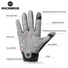 Ski Gloves ROCKBROS Bicycle Unisex Touchscreen Windproof Full Finger Outdoor Camping Hiking Motorcycle Cycling Equipment 230920