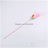 Cat Toys 1 Pc Colorf Sounding Dragonfly Feather Tickle Rod Teaser Interactive Training Pet Fun Supplies 5492 Q2 Drop Delivery Home Ga Dh9Y8