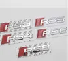 Metalen autosticker badge embleem voor Audi RS3 RS4 RS5 RS6 RS8 Stickers Logo Auto-accessoires Gemodificeerde 3D