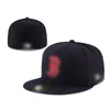Fashion Accessories Unisex Baseball Fitted Hats Classic Black Hop Chicago Sport Full Closed Design Caps Chapeau Stitch Heart Love Hustle Flowers