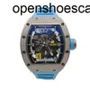 RicharMilles Watch Tourbillon Swiss Movement Mechanical Top Quality Made Mens Wrist Watches Gold Original Diamond-set Men QQZB