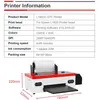 Printer Impresora A3 L1800 Transfer For Fabric Clothes With Roll Feeder T-shirt Printing Machine