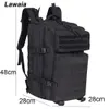 屋外バッグLawaia Military Rucksacks 45L大容量Man Army Tactical Backpacksトレッキングキャンプハンティングバッグ230921の屋外パック