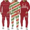 Roupas masculinas de roupas masculinas Menwomen Menwomen Funny Papai Noel Papai Noel 3D Impresso Set Fashion Casal Roupfits Festa de Natal HoodiepantsSssSoit 230921