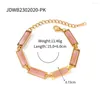 Link Bracelets Ins Fashion Court Style Women's Female Bracelet Gold-plated Stainless Steel Jewelry For Girl