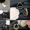 Verschiedene Vintage -Bolzenohrringe siger Designer Ohrringbuchstaben Schmuck Frauen Gold plattiert Perlen Diamant Valentinstag Hochzeit Geschenke zurück -Gurtbrief Brief