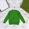 Cárdigan verde fresco para niños, suéter de manga larga con cuello en V para niños, talla 100-150 CM, Chaqueta de punto de un solo pecho para niña y niño Sep20