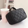 Korean pocket bag with brush compartment mirror sandwich Makeup bag double volume type323L