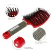 Hårborstar Hårborste hårbotten Massage Camm Hairbrush Brestle Nylon Kvinnor Våt Curly Doltangle Hair Brush för salongfrisör Styling Tools 230921