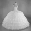 Jupon gonflé pas cher robe de bal de mariée jupons Crinoline pour robe de mariée formelle grande taille jupon de mariée 6 cerceaux jupe en 2855