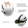Skateshjälmar Säkerhetshjälm med skyddsglasögon ABS Byggnadsarbetet Skydd Hard Hat för att klättra Ridning utomhus Arbeta räddningshjälm White 230921