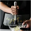 Bar Ferramentas Cocktail Shaker Mojito Mint Muddler Aço Inoxidável Mistura de Vinho Stick Ice Crusher Hammer Bartenders Barware 20220924 Drop Dhbzl