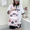 女子中学生向けの女子袋シンプルなバックパック大容量コンピューターバッグ高校生バックパック頑丈で耐久性