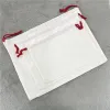 2023 Double Layer Sublimation Blank Santa Sacks DIY Personalized Drawstring Bag Christmas Gift Bags Pocket Heat Transfer Christmas Decorations G0921