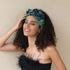 Haarspangen, großes, breites, klobiges Blumen-Stirnband für Damen, modisch, voller Kristall-Strassstein-Perlen, floral, dekorativ, mit Juwelen besetzte Party-Haarbänder
