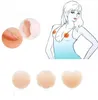 Nowa aktualizacja Kobiety krzemowe podkładki kwiatowe okrągłe serce niewidzialne sutek osłony piersi Pasek pad krzemowy stanik zz