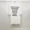 2023SS модный бренд Vetements футболки VTM черно-белая футболка с надписью из пенопласта с принтом букв для мужчин повседневная футболка через плечо мужские топы в стиле хип-хоп