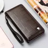 Wallets Fashion Men's Wallet High Quality Genuine Leather Card Holders Designer Purse Mens Big Capacity Cardholder Bag