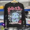 Men's Hoodies Sweatshirts Vintage Streetwear Hellstar Hoodies Creative Fun Crack Print Hooded Sweatshirts Original Label Real Photo HELLSTAR Pullovers T230921