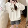 Women's Hoodies Casual And Stylish Doll Neck Sweater For Women In Autumn 2023 Korean Version Loose Fitting Mid Length Versatile Outerwear