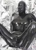 Catsuit Costumes 100% Latex caoutchouc body fermeture éclair corps complet capuche noir body à la mode Catsuit costume taille XS-XXL