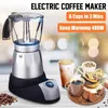 Multifunktion kaffestillverkare kaffekot kaffe percolators elektriska moka potten vattenkokare kaffebryggare bärbar kontor kaffe maker