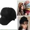 Cappelli da donna versione coreana retrò del cappello ottagonale britannico berretto letterario per il tempo libero quattro stagioni S61