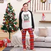 Passende Familien-Outfits, Weihnachtsgeschenk für die Familie, Briefdruck, Mutter, Tochter, Vater, Sohn, passende Outfits, lässige, lockere Nachtwäsche, Neujahrskleidung, Familien-Look, T230921