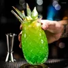 Şarap bardak bar ananaslı kokteyl cam yaratıcı yardım restoranı içme fincan suyu hediye