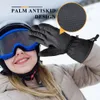 Kayak Eldivenleri Kış Sıcak Dokunmatik Ekran Soğuk Hava Dış Mekan Kayak Bisiklet Sporları Yürüyüş Karasal Su geçirmez Slip Glove Erkek Kadınlar 230920