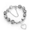 Charm Perlen Armbänder 925 Silber passend für Armband Loveheart Anhänger Armreif Charm vierblättriges Kleeblatt Perle als Geschenk DIY Frauen Schmuck230I