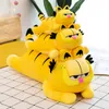 Wholesale cute long cat throw pillow plush doll machine Children's game playmate Holiday gift doll machine prizes