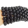 Bracelet de chaîne à maillons pour hommes, Imitation obsidienne, perle de bouddha, grand 14mm, mode atmosphérique, 271D