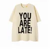 2024 مصمم قميص الرجال T Shirt Tshirt Cotton Crew Neck Cournes Style Sourbrower Temproidery Letter Letter Enter