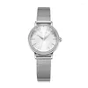 Wristwatches Top Women's Watch Japan Quartz Hours Fine Fashion Woman Clock Bracelet Stainless Steel Simple Birthday Girl's Gift Julius Box