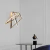 Vägglampa lyx geometriskt vardagsrum guld designer minimalistisk inomhus belysning hall butik el bakgrund