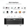 Projecteurs A2000 MINI projecteur Portable LED vidéoprojecteurs cinéma maison 1080P jeu Laser Beamer 4K film Smart TV BOX Via HD Port L230923