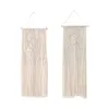 Gobeliny tkane makrame wiszące ręcznie robione geometryczne sztuka Tassel Tobestry nowoczesne dla domu mieszkanie ślubne sypialnia salonu